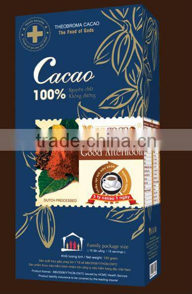 Vietnam 100% Natural Cacao Powder 150Gr FMCG products
