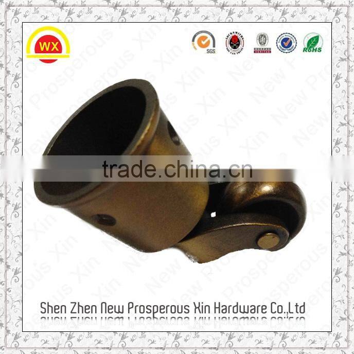 Table metal round cup heavy duty furniture table leg caps metal