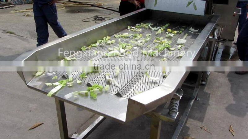 Vegetable Vibration Dehydrator Dewater Dewatering Machine(1.8meter length)