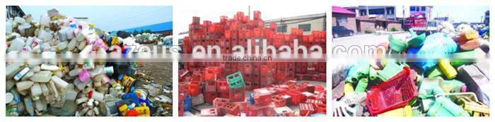 Plastic grinder and crusher recycling machine