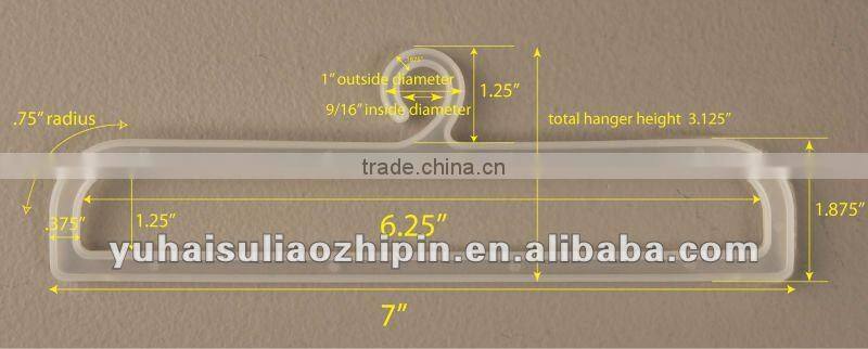 white Strong non-toxic clothes hanger hook