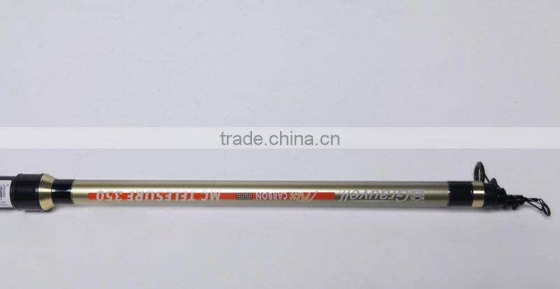 telescopic surf fishing rod carbon