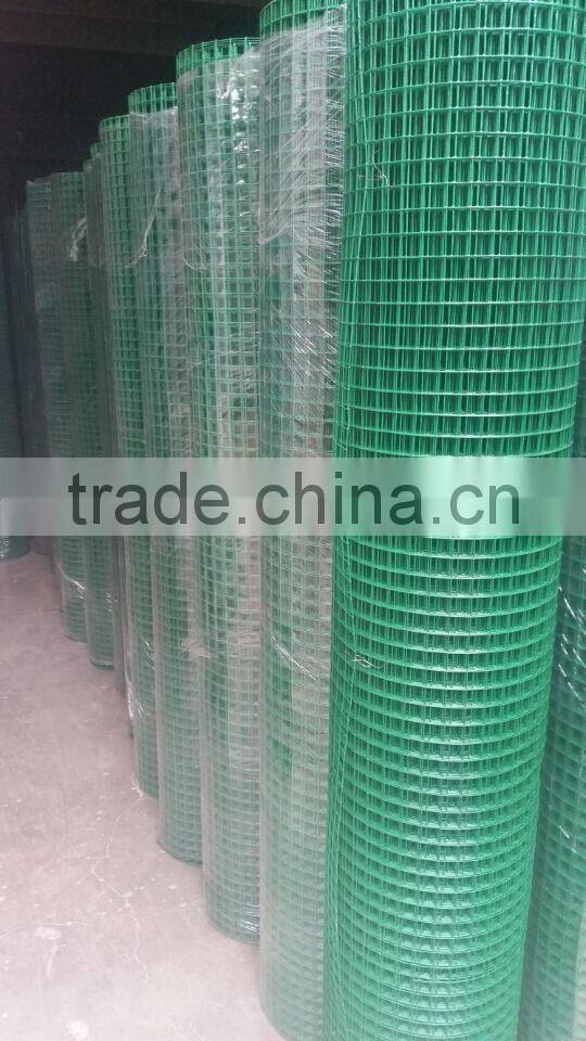 Direct Manufacturer Green PVC Coated Welded Wire Mesh Roll