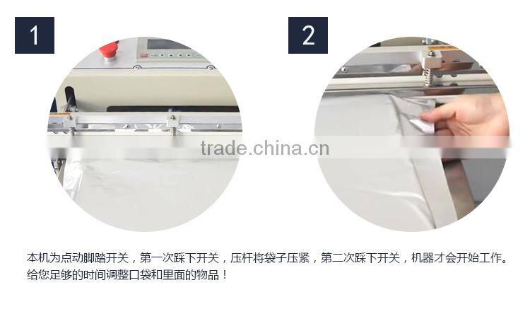 Industrial External Air Pump Vacuum Sealer In Paking Foods