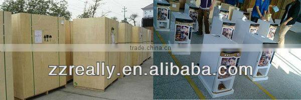 Instant coffee vending machine with 7 hot and 7 cold drinks