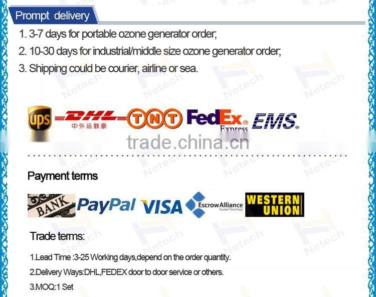 portable air cooling home air purifier ozone generator ceramic tube