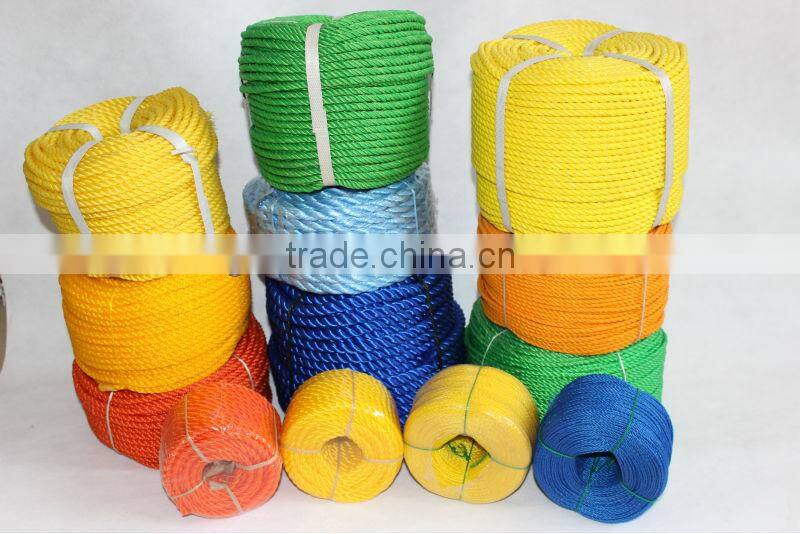 Polyethylene fishing rope