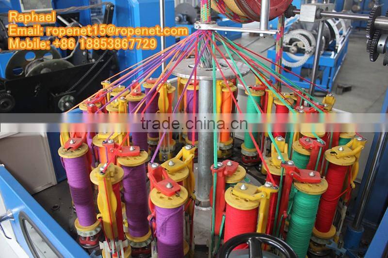 braiding machine for climbing rope/braided rope braiding machine: https://youtu.be/Tz5PZxiovHo