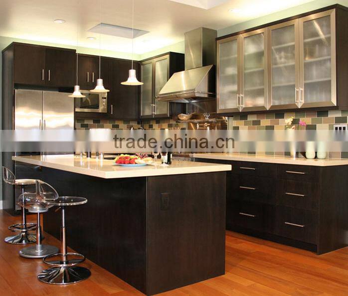 Beige color artificial quartz stone slabs used for countertops