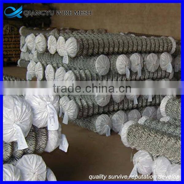 galvanized pvc coated chain link fence netting