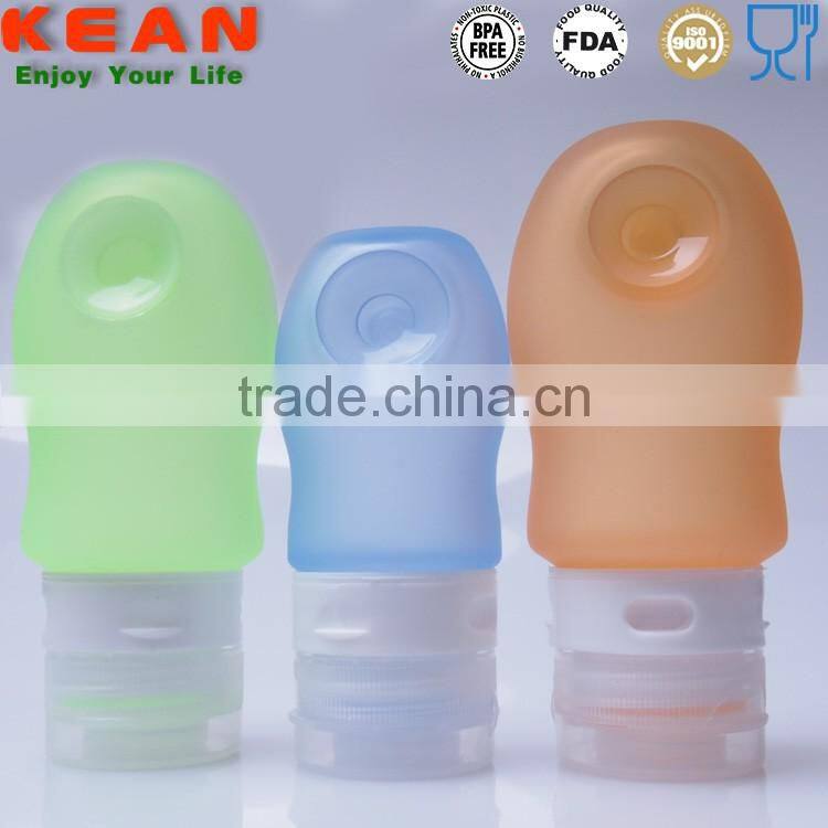 Silicone Travel Tube Carry on The Plane 89ml Portable Soft Silicone Travel Bottles Set BFA Free FDA