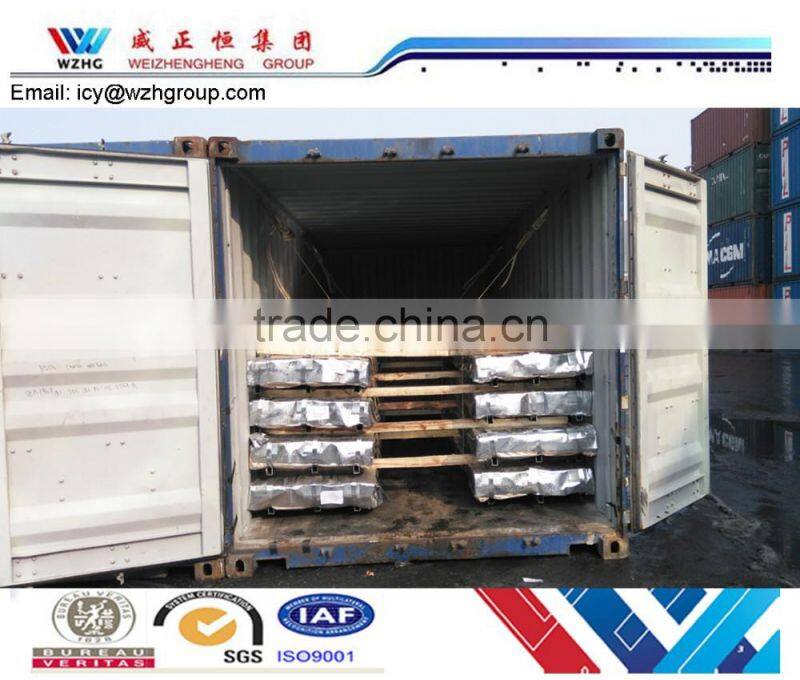 2016 popular galvalume corrugated trapezoid roofing sheets, prepainted steel tile, sell to importers/traders