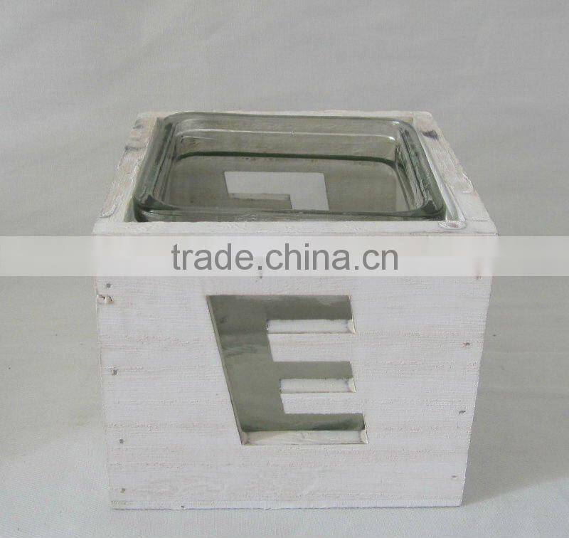 numbered wooden storage boxes for glass container