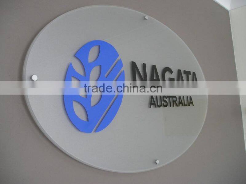 embossing acrylic letter sign