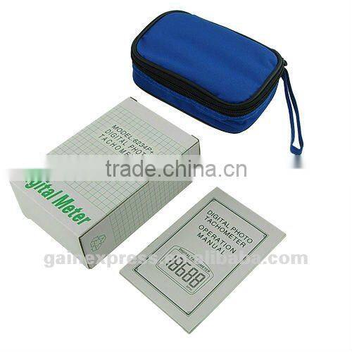 Digital LED Laser Photo Non Contact Tach Tachometer 2.5 to 99,999 RPM Rotational Speed Test Range