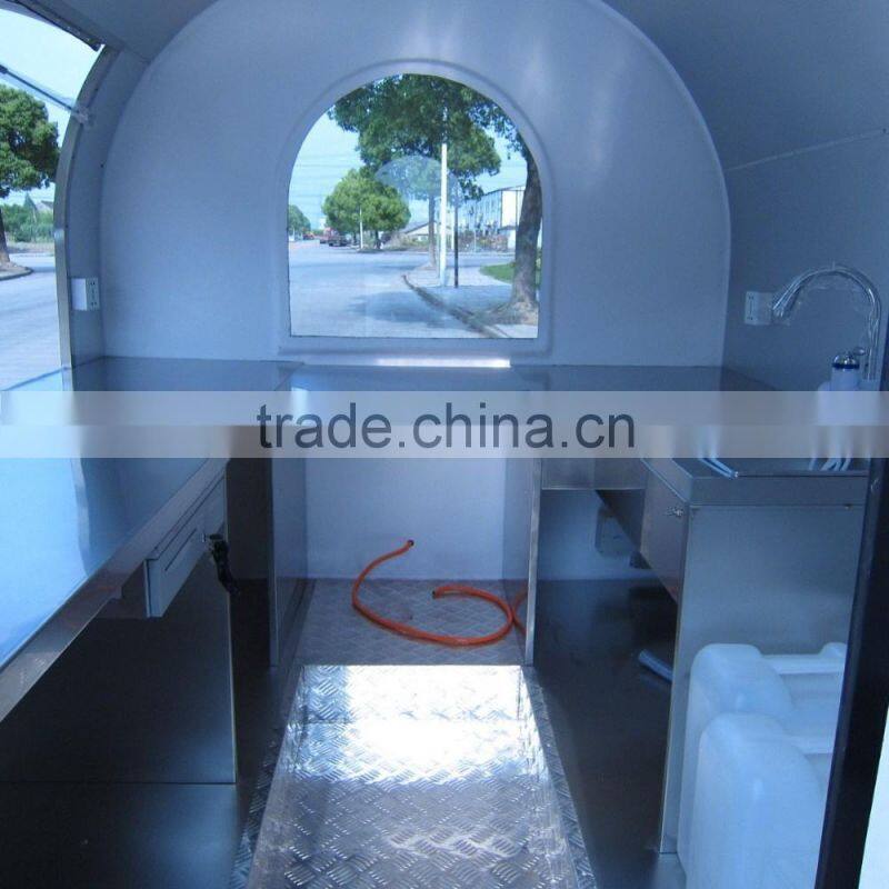 The best selling food cart trailer with CE