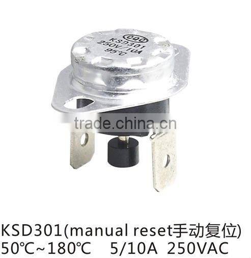 KSD301 Manual Reset Thermostat