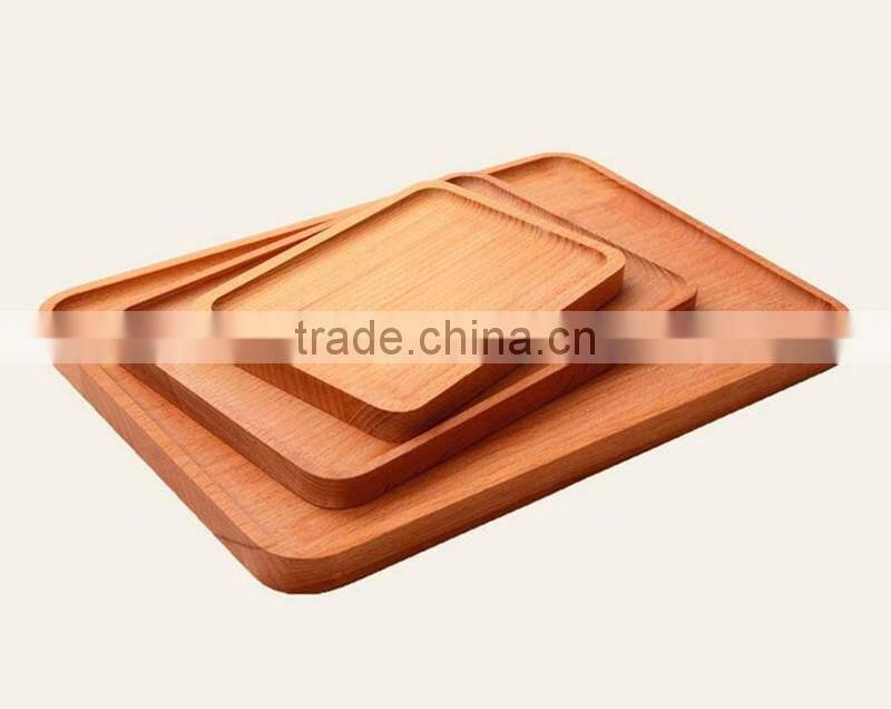 Custom fashion wooden serving tray for food
