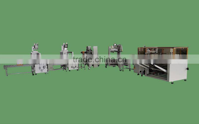 side type fully automatic strapping machine suit for strapping line