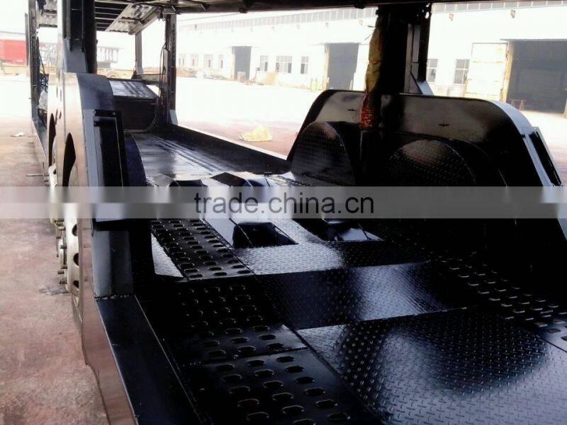 2 / 3 axle car transport semi truck trailer, vehicle car carrier semi trailers for sale
