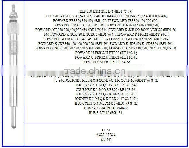 Auto parts 19850-64030 PT-152 1H-Z Engine glow plug for Toyota Coaster CRUISER