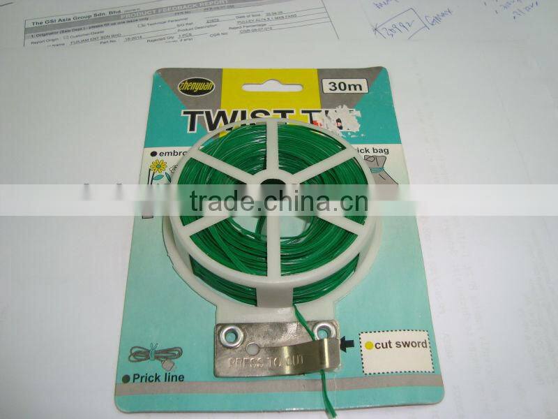 Garden Tools/Garden twist-tie with cutter/twistee