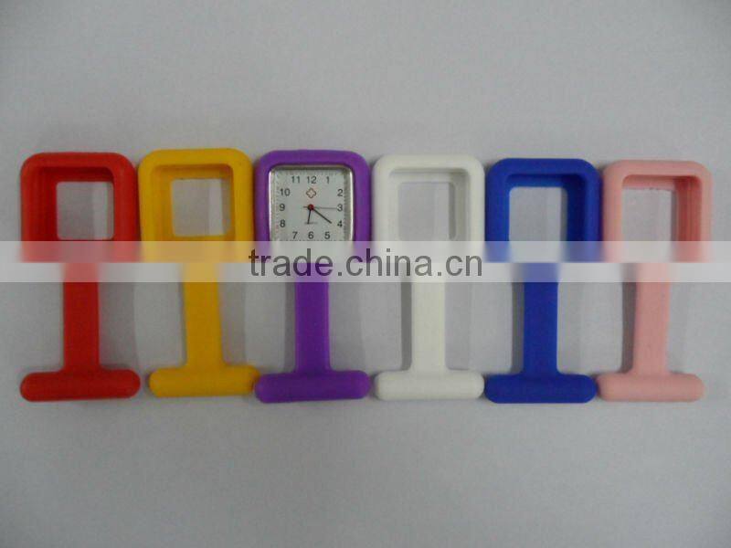 Free sample Unique Square Silicone Nurse Watch