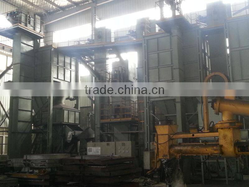 manhole cover production machine/equipment,2017 resin sand molding line