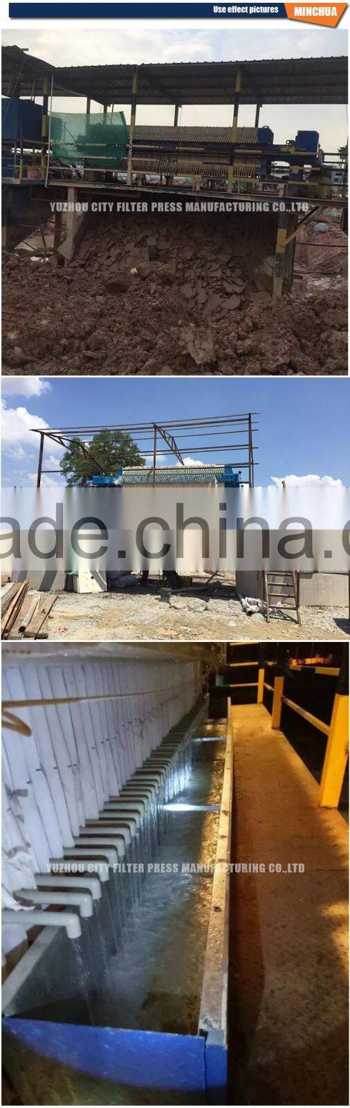 800 Hydraulic Clamping Plate-frame tower press filter