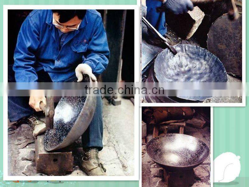 different sizes carbon steel wok