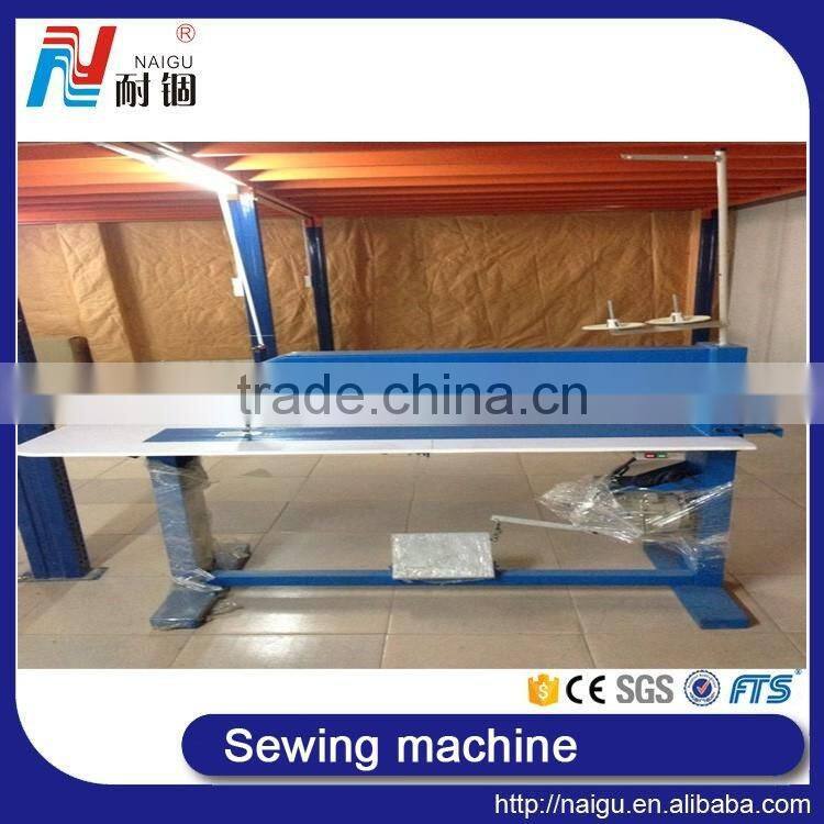 China NaiGu sigle needle long arm sewing machine industrial for elastic attachment