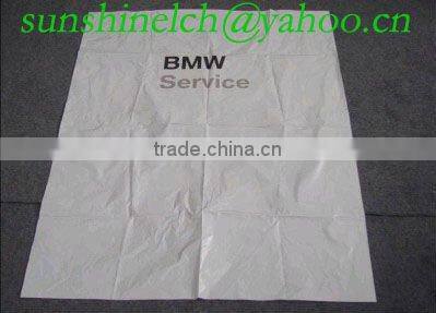 Benz plastic pe materail white color Volvo auto seat covers