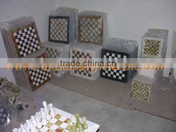 Bottom Price New Type ONYX CHESS BOARDS WITH FIGURES