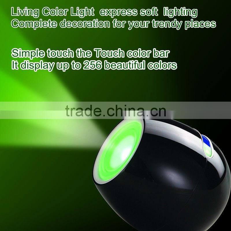 LOVELY touch control 256 color changing LED audio shape lights high technology