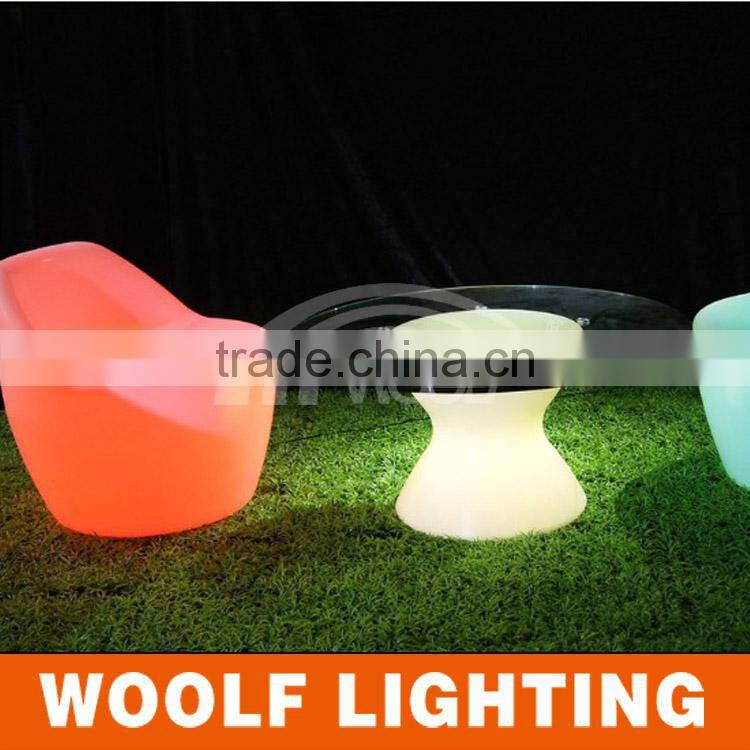 LED furniture 16 colors RGB changing led hotel chair