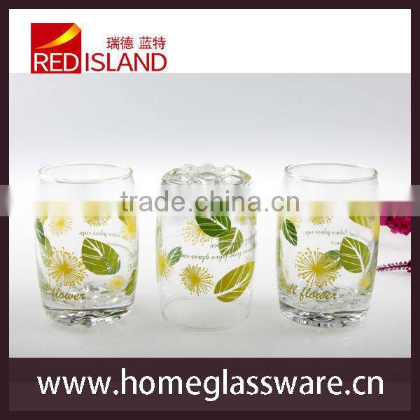 glass pitcher with drinking glass tumblers set