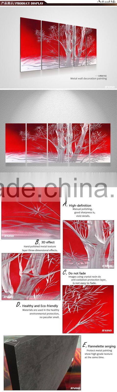 Metal Wall Art Aluminum Painting Hotel Decorative Wall Art