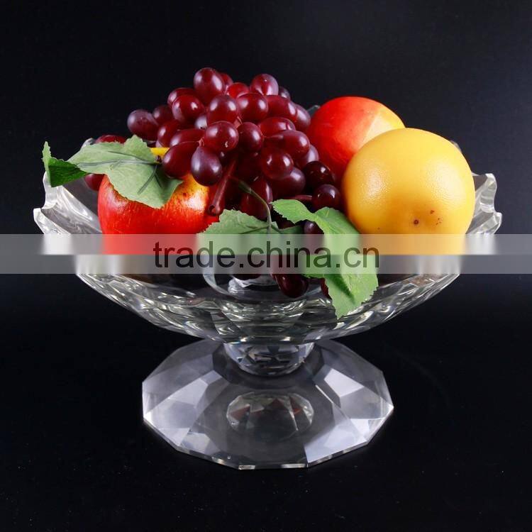 Best selling OEM design clear crystal cake stand wholesale