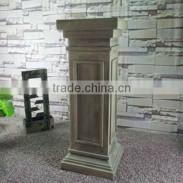 Polyresin Wedding Decoration Flower Stand With Pots Wedding Flower Pot