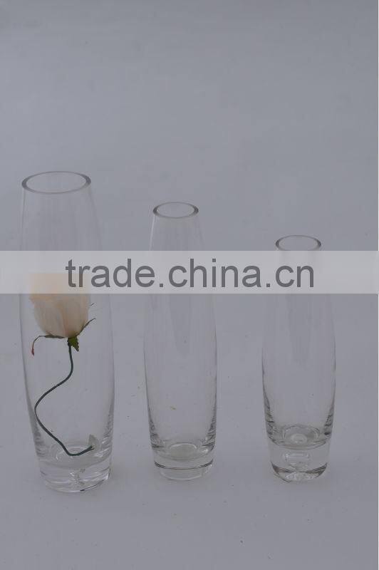 mouth blown square glass vases cheap