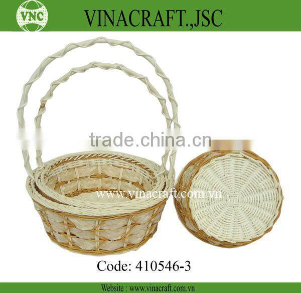 Vietnam manufacturer of cheap bamboo basket