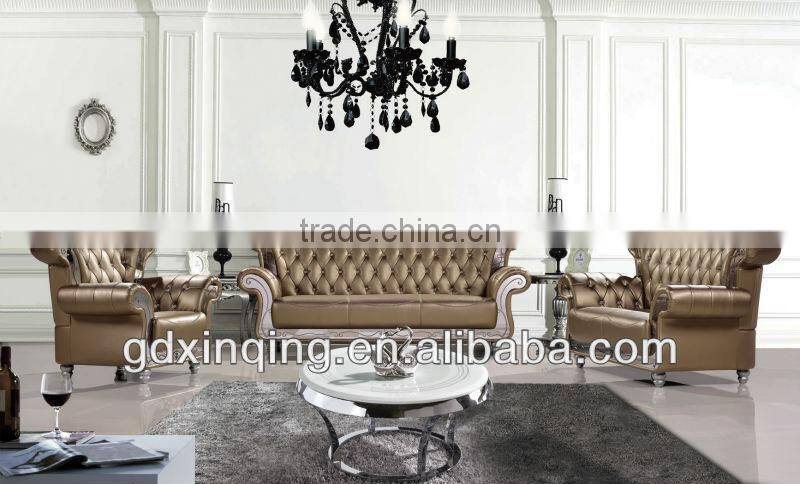 modren design real leather pu living room sofa EF-006