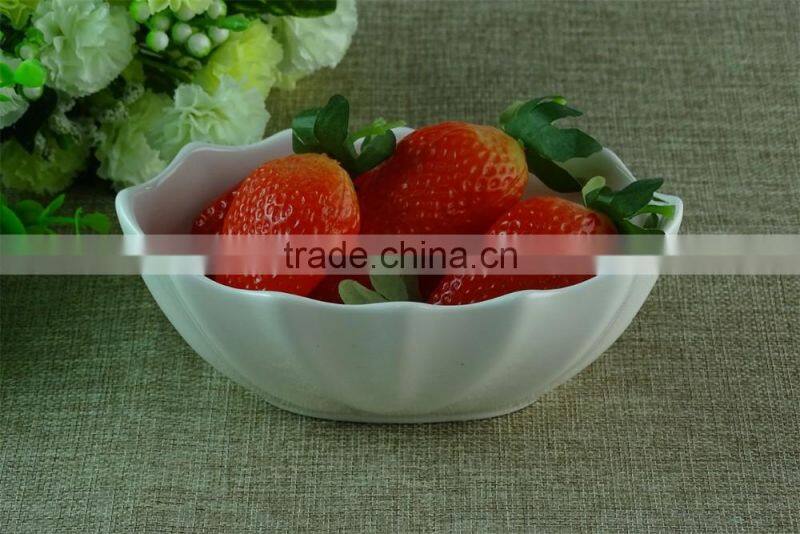 Bulk Stock white Fruit Bowl Cheap Ceramic Bowl ceramic porcelain for kitchen or home decoration