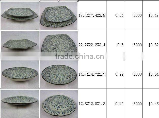 12pcs beautiful porcerlain dinnerware set