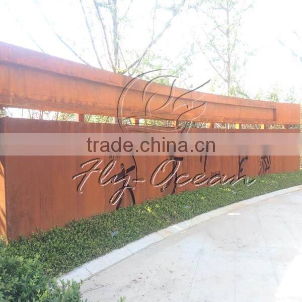 FO-9S04 Garden decorative corten steel sulpture