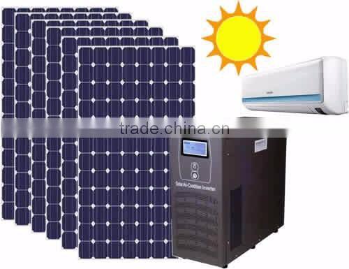 1.5HP Solar Powered Air Conditioner with 2kw Inverter