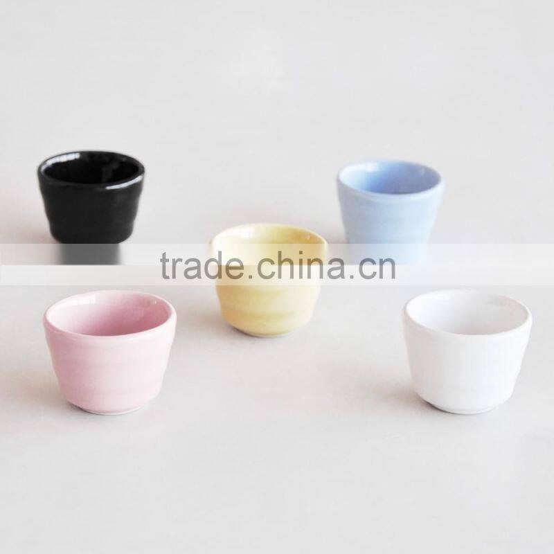 Japanese style ceramic cup with printing