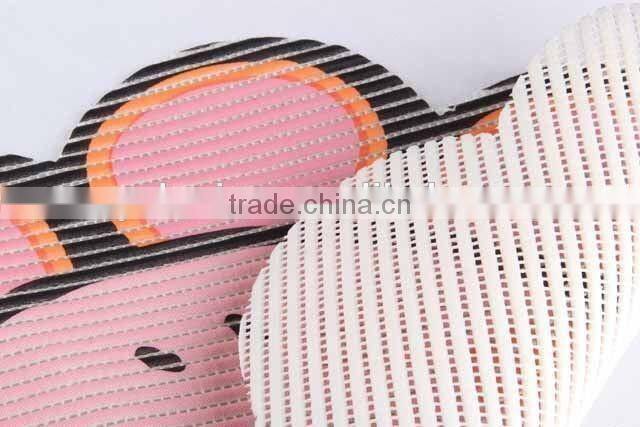 sunflower shaped printed EVA anti slip bath mat