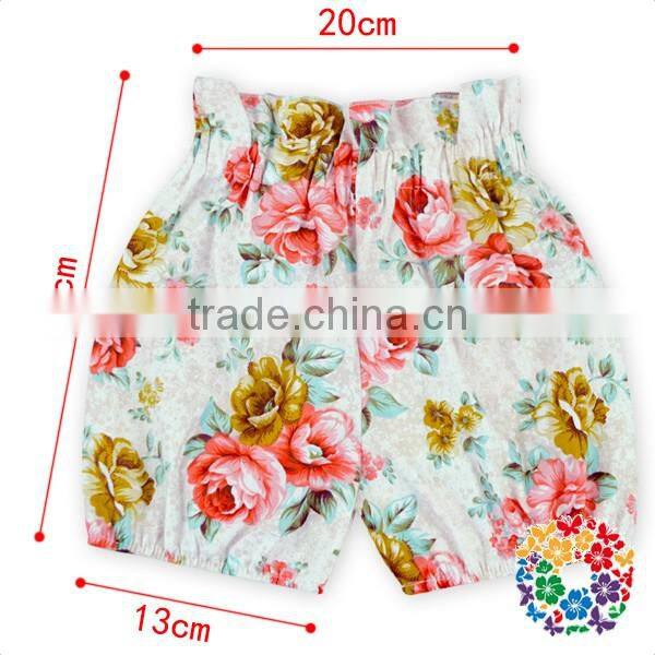 Boutique Infant toddler baby bloomers wholesale baby ruffle bloomers floral bloomers