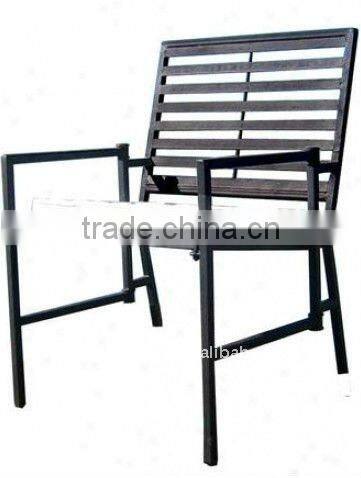 wrought iron folded chair